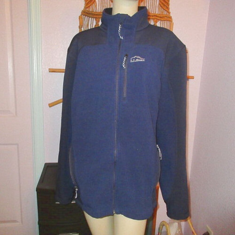 Ll Bean Polartec Windproof Softshell Jacket Mens … - image 1